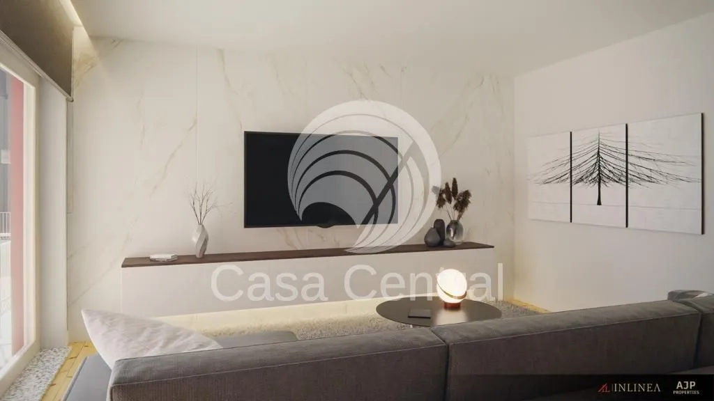 Soggiorno - Penthouse Duplex with Sea View in Monte Estoril