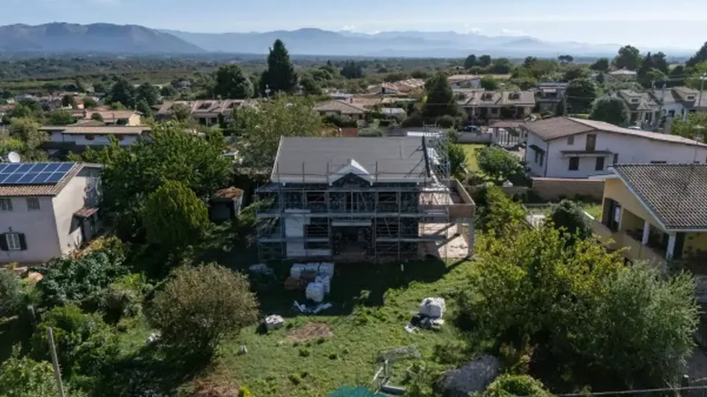 Vue aérienne - New Villa with Garden in Labico