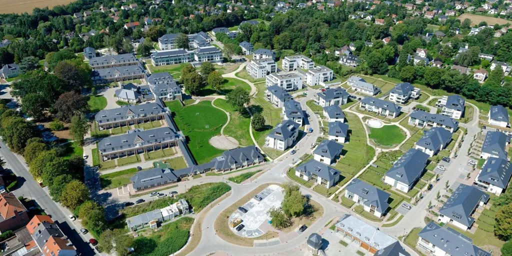 Vue aérienne - Appartement Assisté avec Terrasse à Waterloo