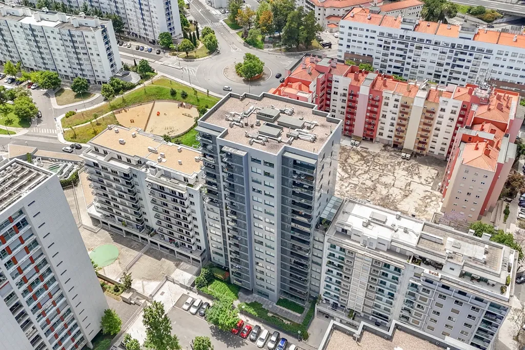 Vue aérienne - 4 Bedroom Apartment with Pool in Alvalade, Lisbon
