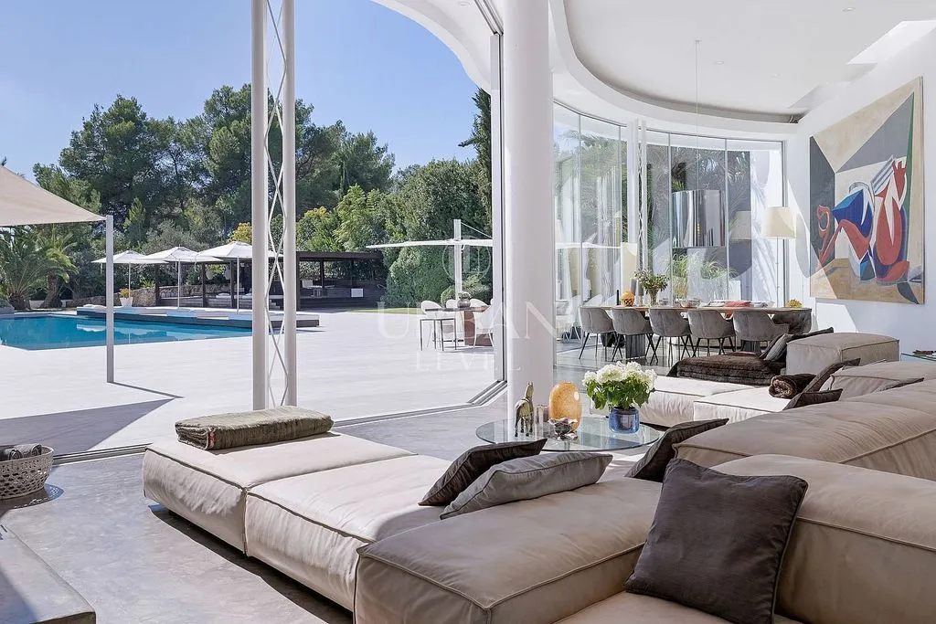 Living Room - Chalet with Pool and Terrace in Santa Gertrudis