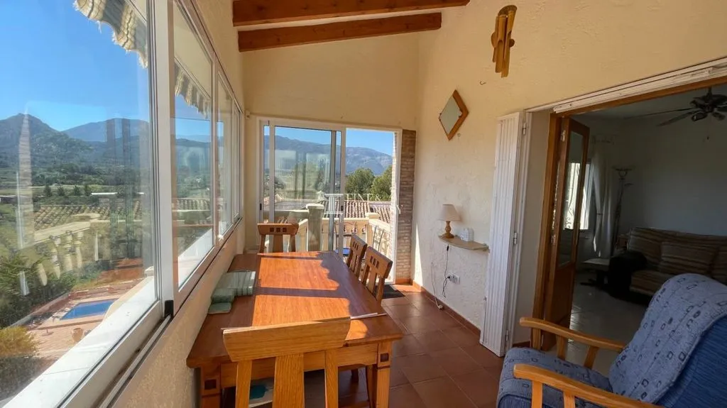 Terrasse - Luxury Villa with Mountain Views in Jalón