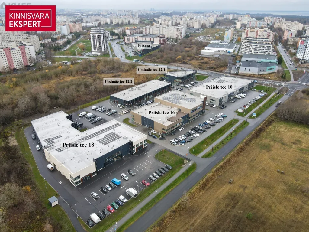Õhuvaade - Corner Office Space with Large Windows in Priisle Business Park