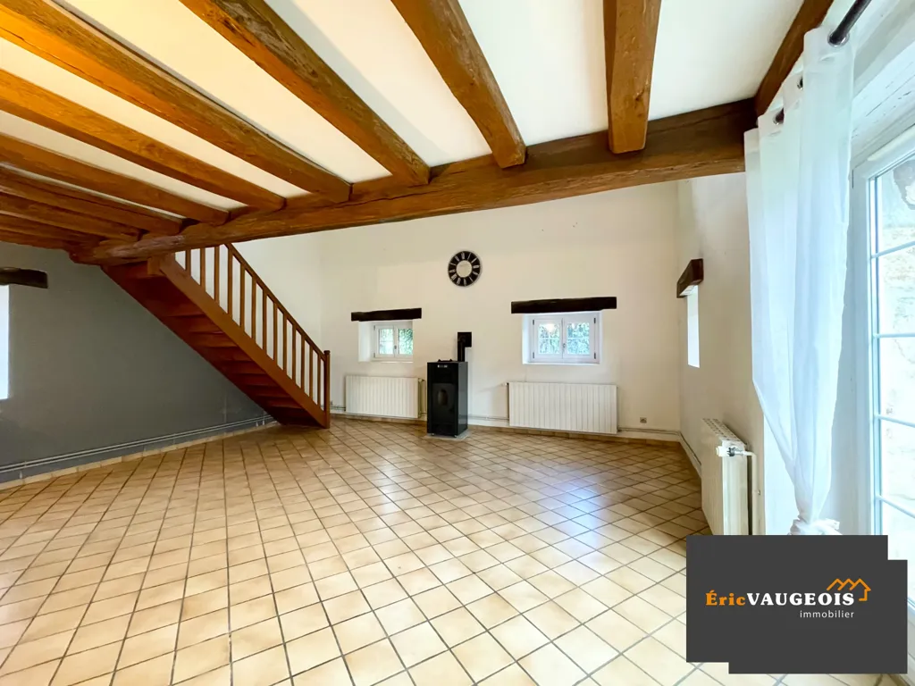 Séjour - Maison Briarde avec Jardin à Mauperthuis