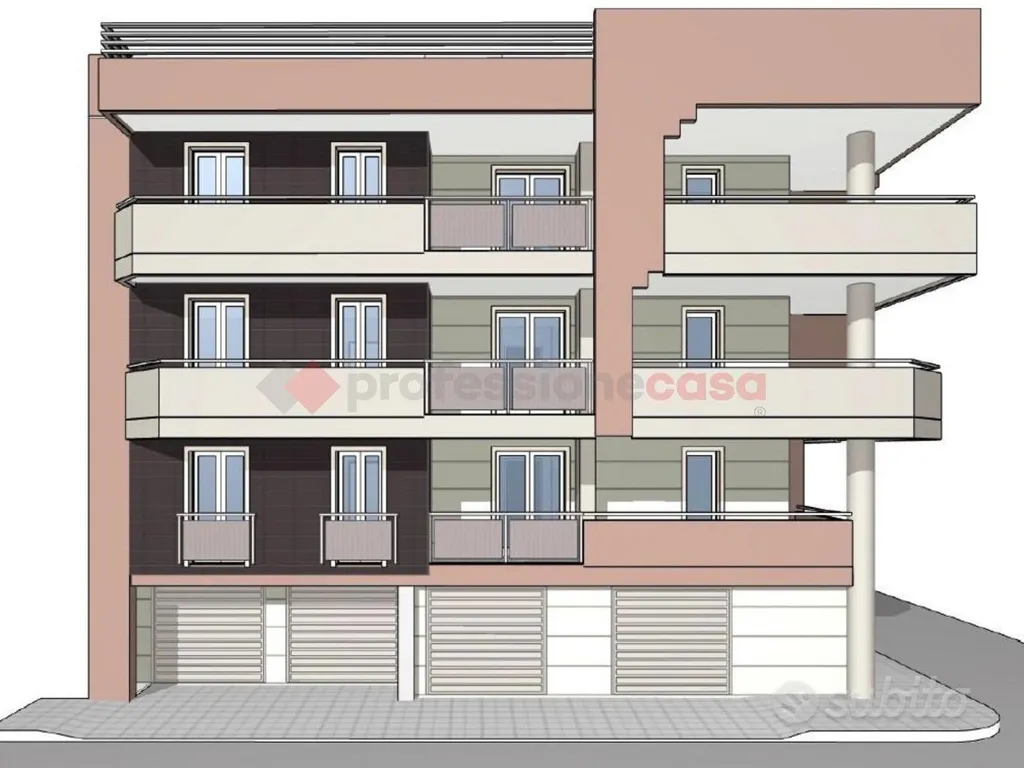 New Apartment with Balcony in Central Grottaglie