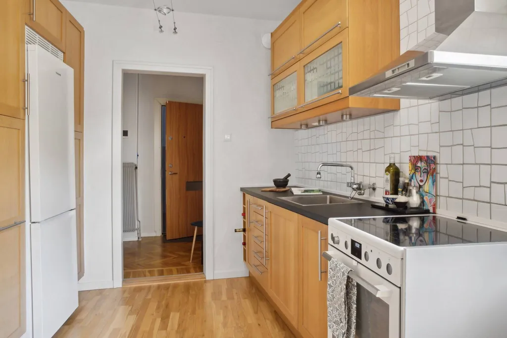 Cuisine - Apartment with Open Fireplace and Large Balcony in Central Location