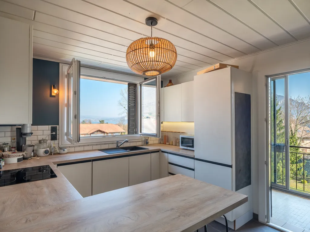 Cucina - Luxury Apartment with Lake View in Sevrier