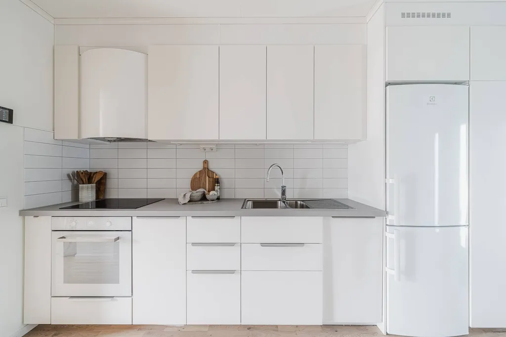 Kitchen - Modern Flat with Garden in Old Bålsta