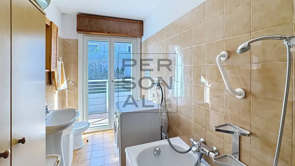 Salles de bain - Apartment with Panoramic Balcony in Spormaggiore