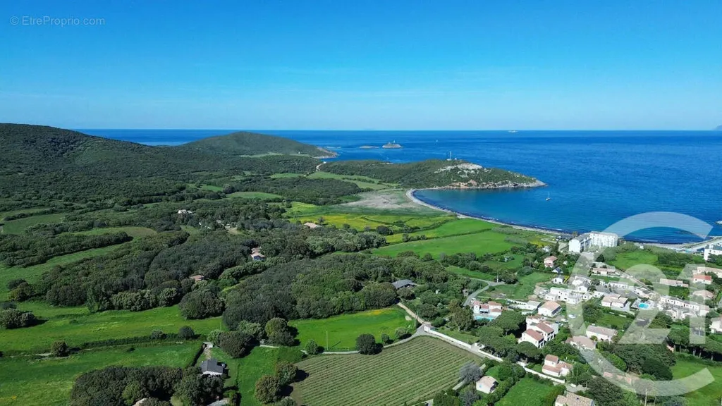 Vista aerea - Constructible Land with Sea View in Rogliano