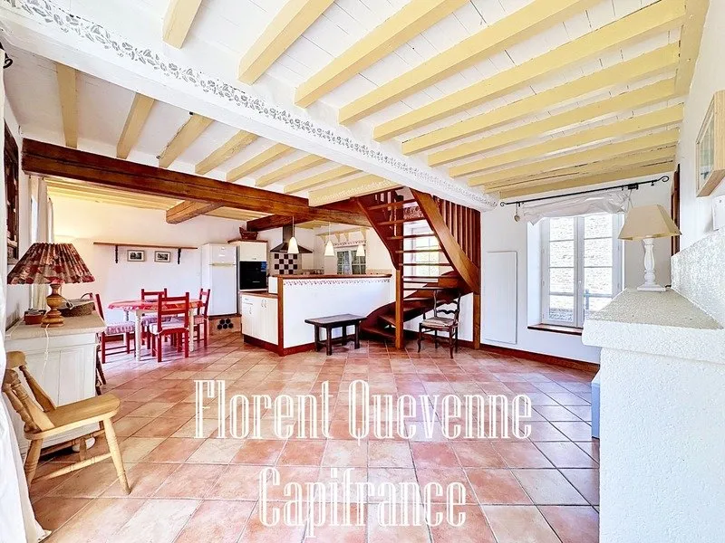 Soggiorno - Fully Renovated Stone House in Grimbosq