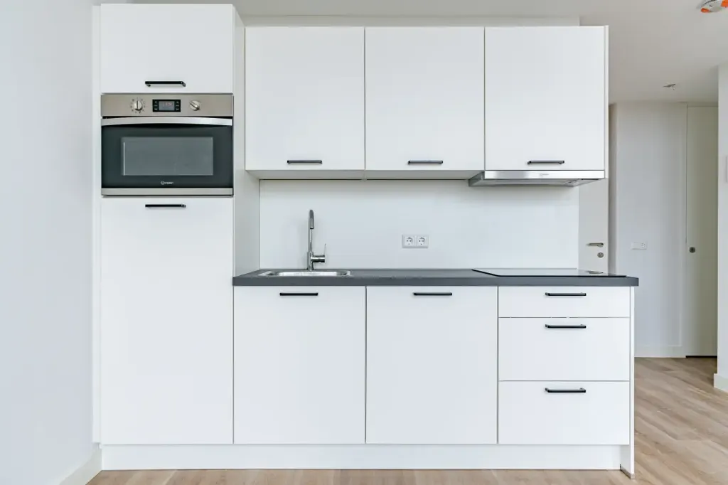 Köök - Studio Apartment with Central Heating in Den Haag
