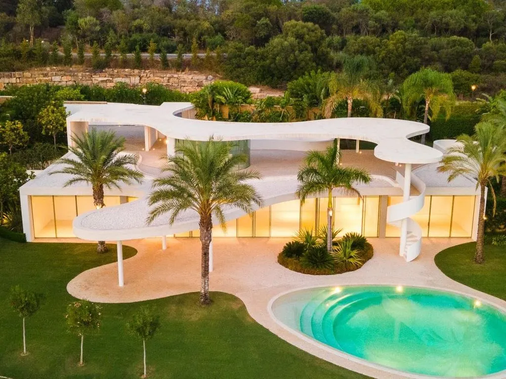 Vista aerea - Contemporary Villa with Pool in Estepona