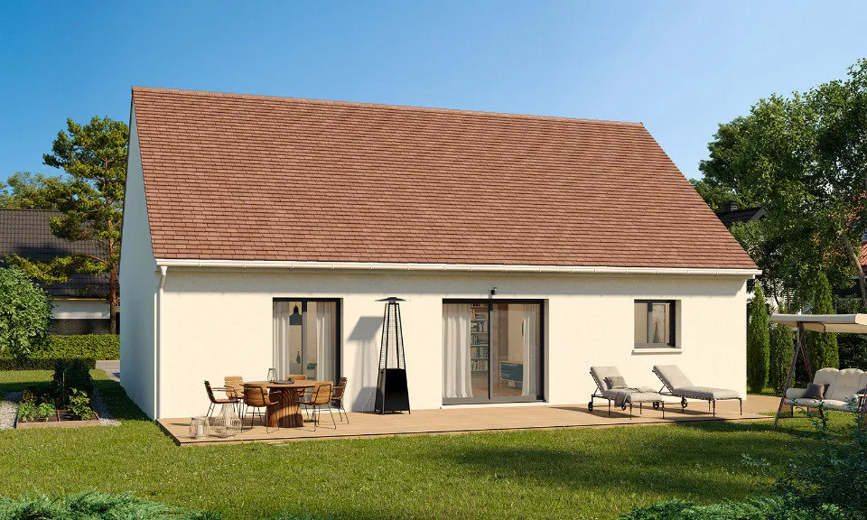 New 4-Bedroom House with Garden in Douvrin