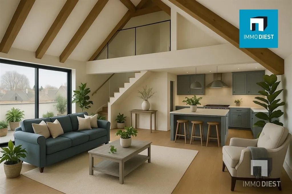 Appartement Rénové avec Terrasse à Diest
