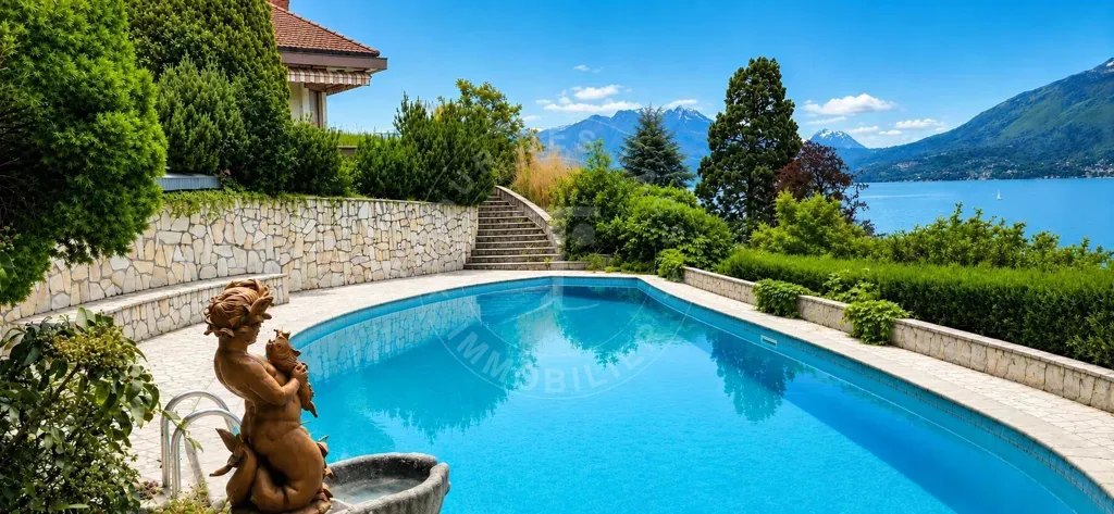 Piscine - Maison avec Piscine et Vue Lac à Veyrier-du-Lac