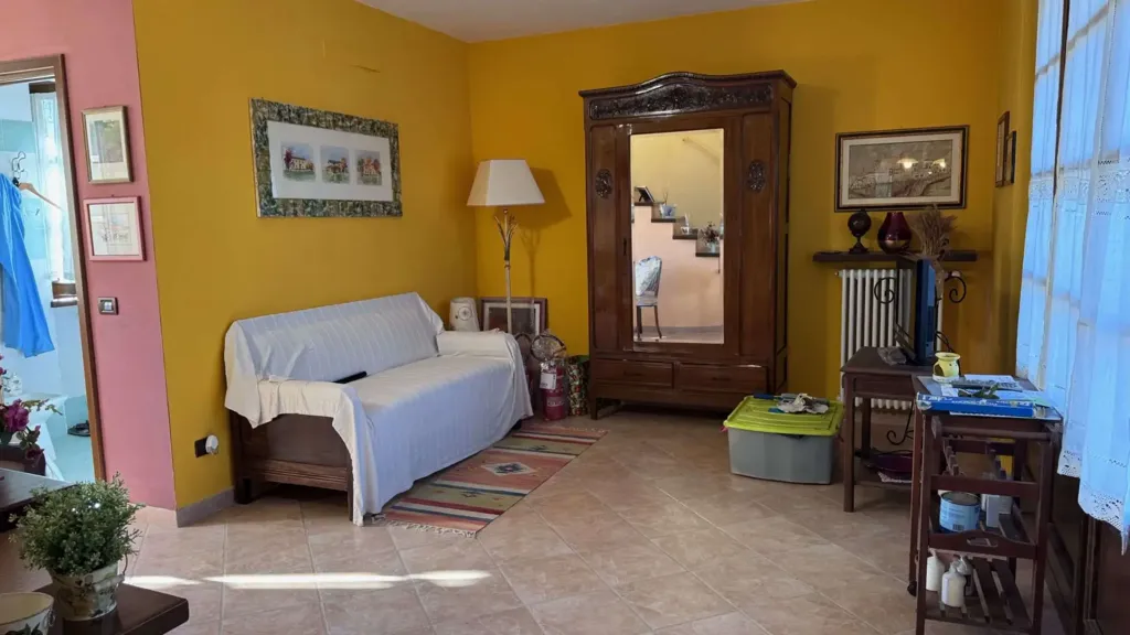 Séjour - Rustic-Style House with Large Garden in Oviglio