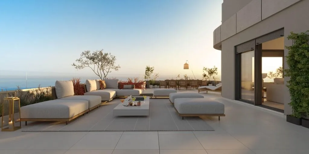 Terrasse - Luxury Apartment with Pool in Torremolinos