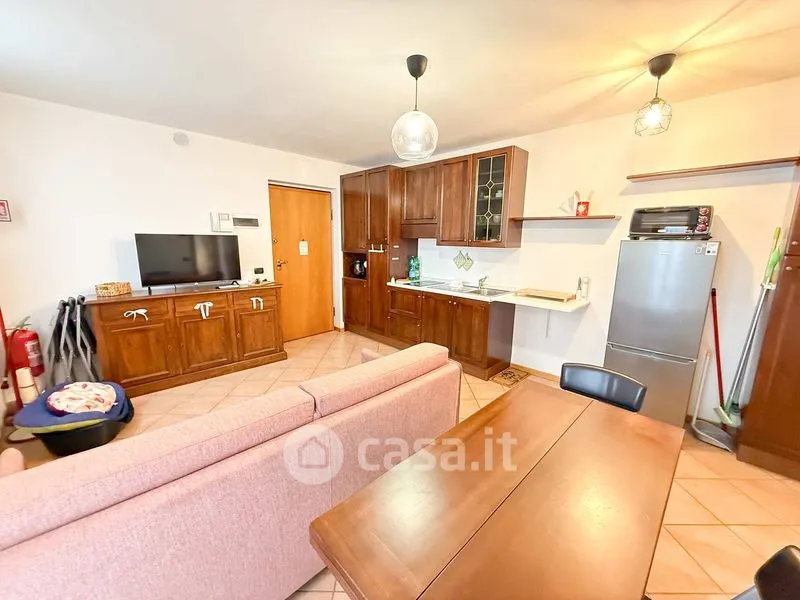Séjour - Modern Apartment with Balcony in Aprica