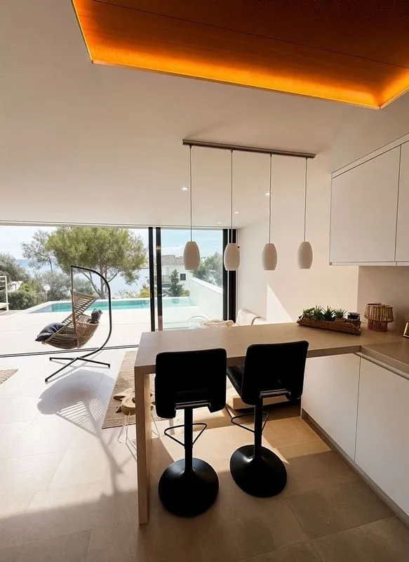 Köök - Modern Villa with Pool in Alcanada, Alcúdia