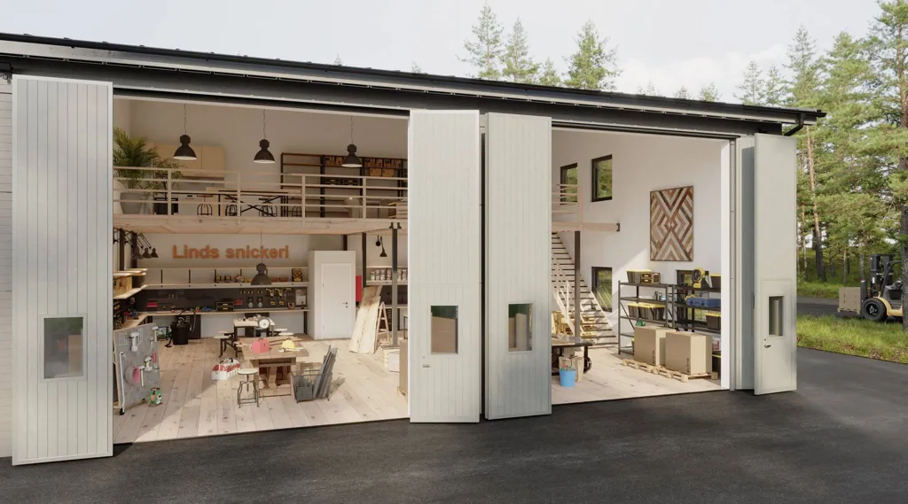 Välivaade - Massive Timber Office Space with High Ceilings in Stockholm