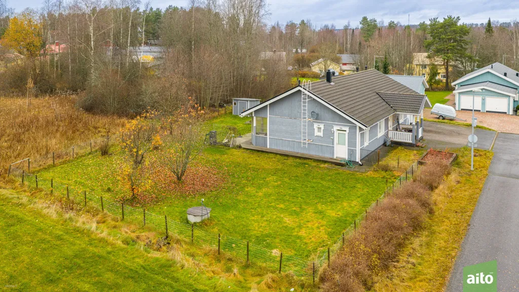 Vue aérienne - Energy-Efficient House with Sauna in Otava