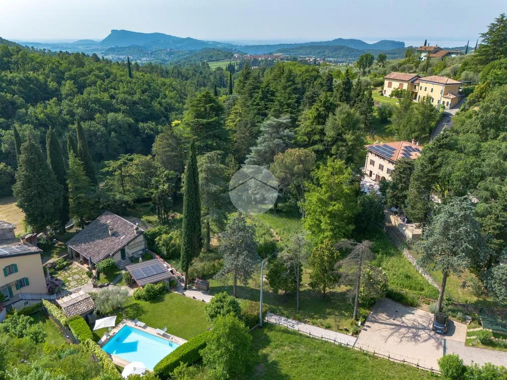 Vista aerea - Rustic Corte with Pool in Costermano