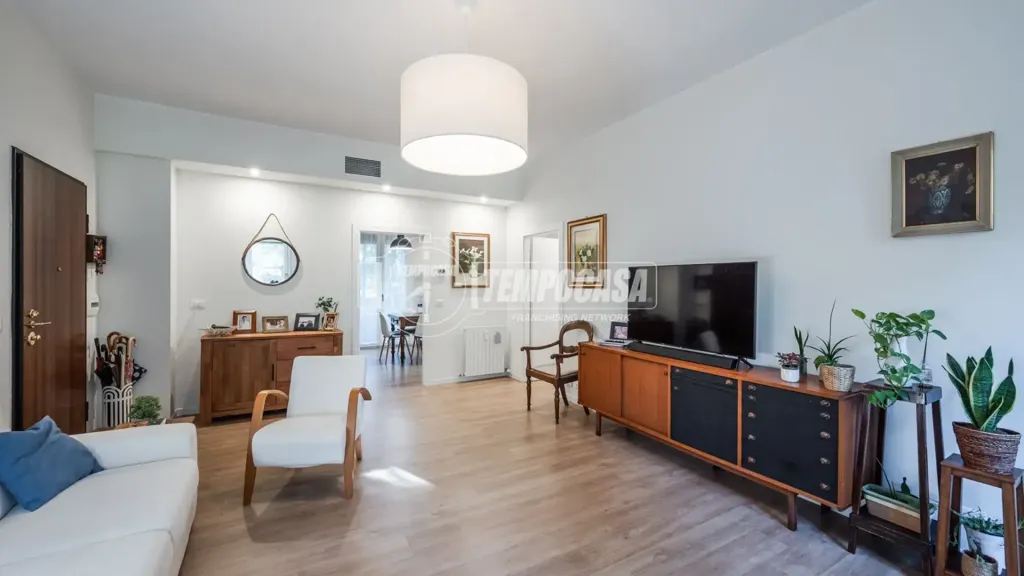 Living Room - Fully Rented Apartment with Balcony in Castenaso
