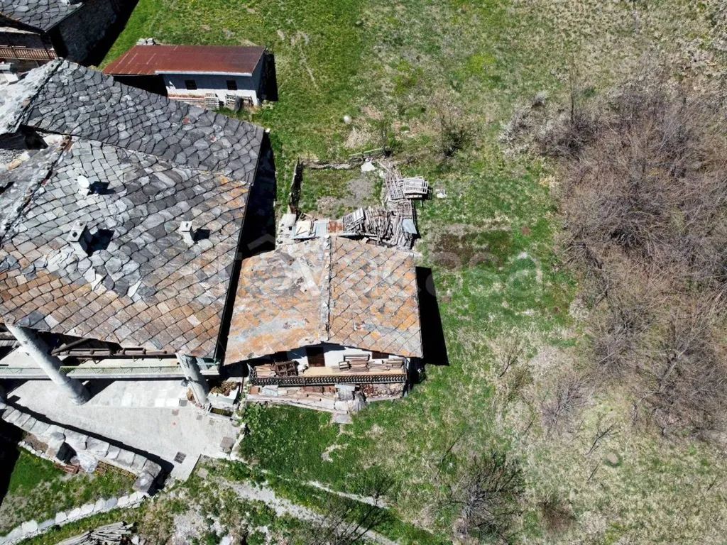 Aerial - Rustic House with Garden in Bellino