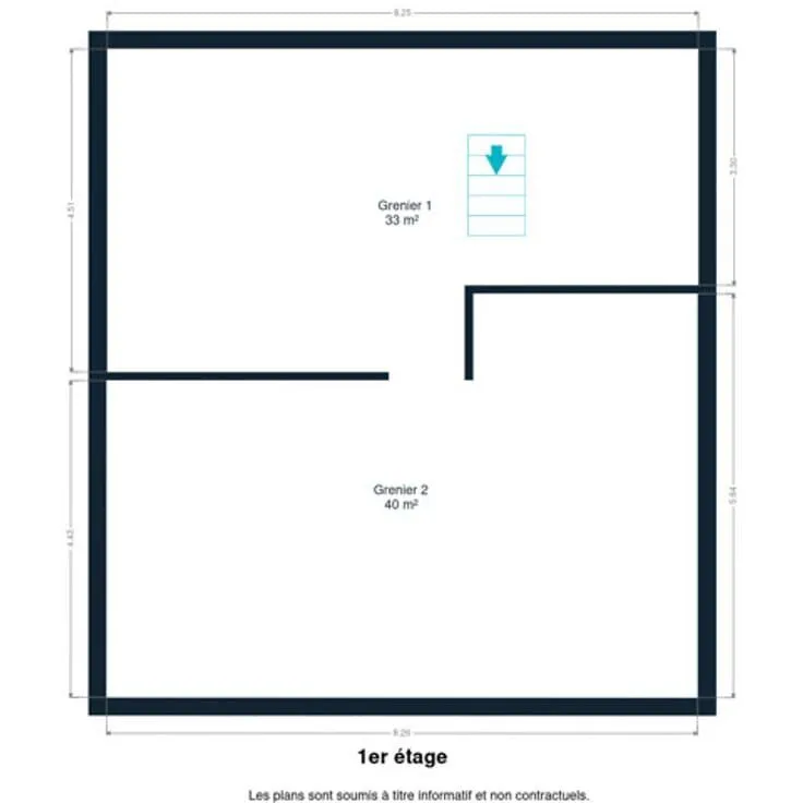 1-bedroom house in Villerot