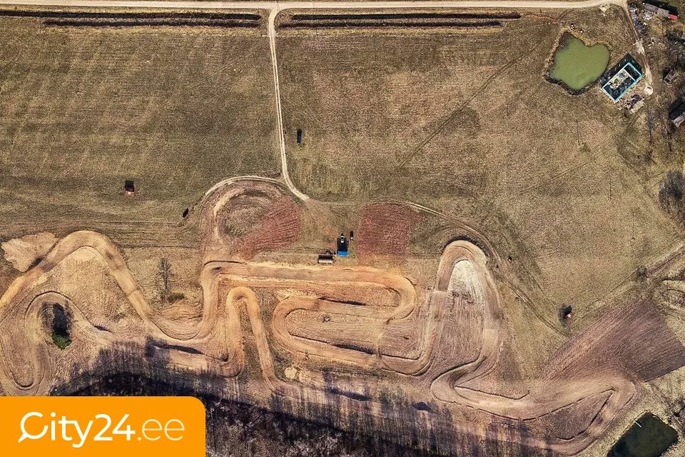 Õhuvaade - Motosport Complex with 15.1 ha in Kandava