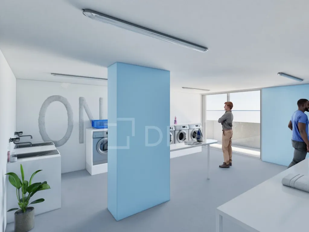 Lavanderia - Contemporary Apartment with Balcony in Maia