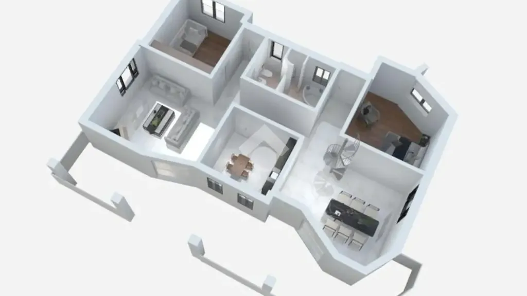Plan - Villa with Panoramic View in Bibiana