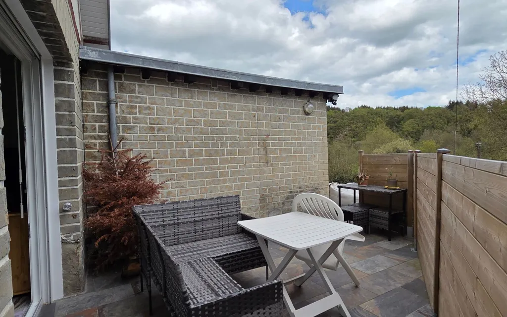 Terrace - Charming House with Garden in Cahan