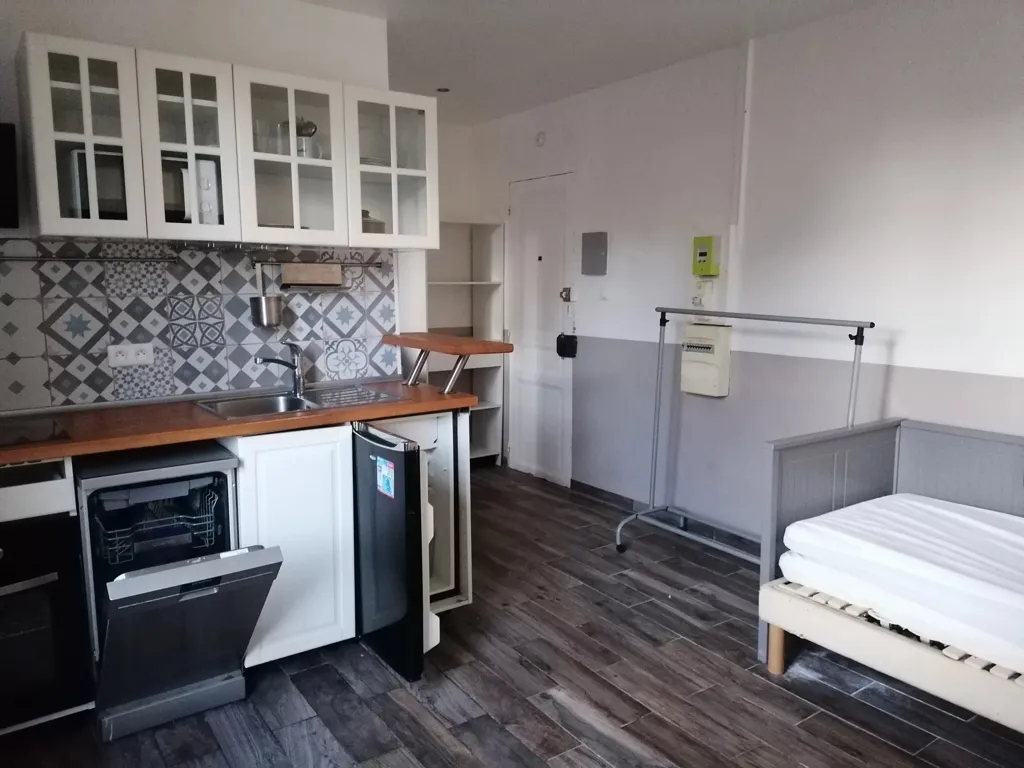 Cuisine - Studio Meublé Centre Ville Aulnay-sous-Bois