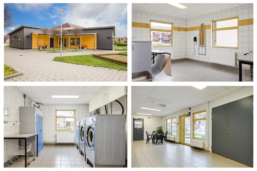 Pesuköök - Apartment with Balcony in Halland