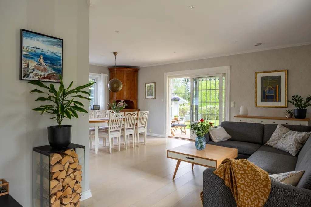 Séjour - Sunny Detached House with Terrace in Nadderud