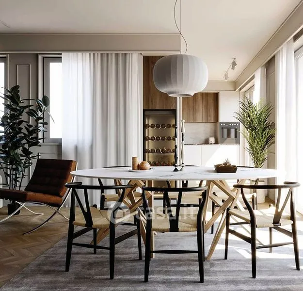 Sala da pranzo - Rusticated Apartment with Balcony in Florence