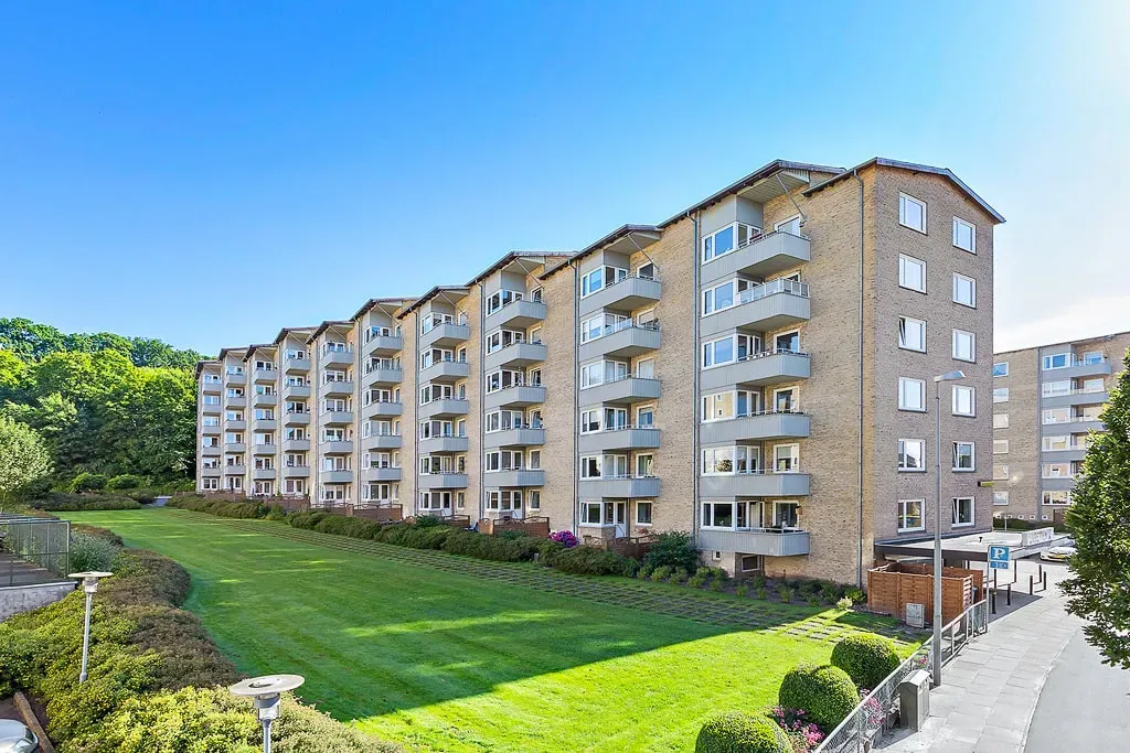 Vue aérienne - Spacious 4-Room Apartment in Randers C