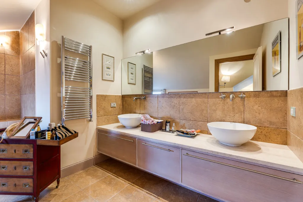 Salles de bain - Penthouse with Terraces in Rome