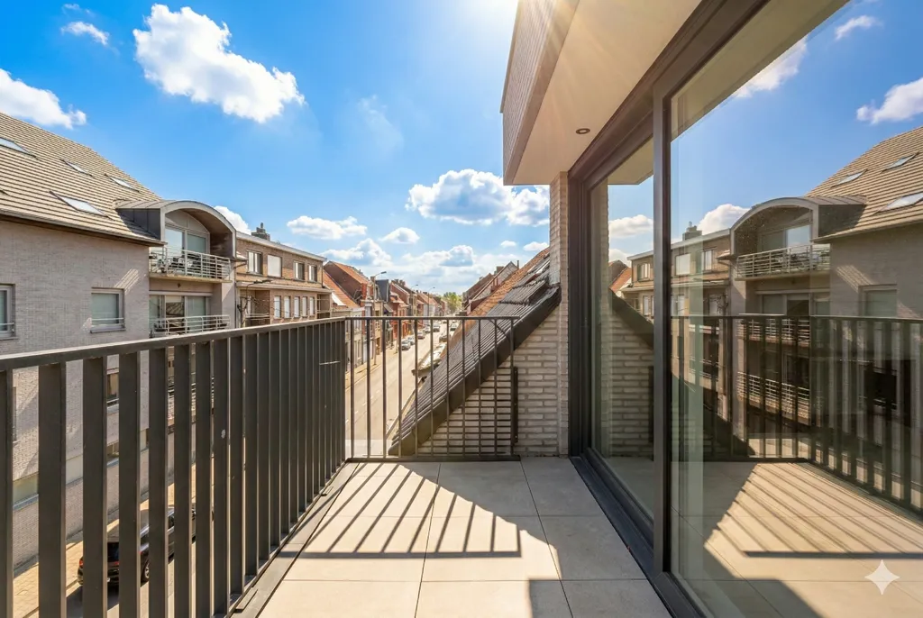 Balcony - Newly Built Apartment with Terrace in Desselgem Centre