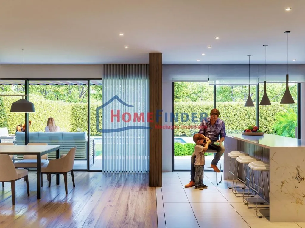 Kitchen - Contemporary House with Pool in Braga