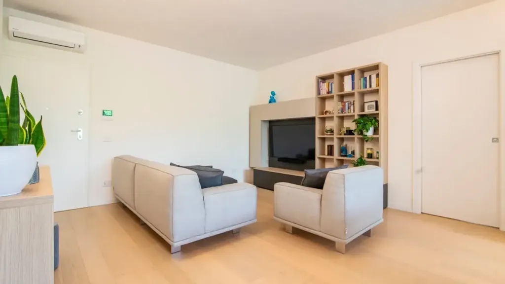 Séjour - Newly Built Apartment with Private Garden in Noventa Padovana