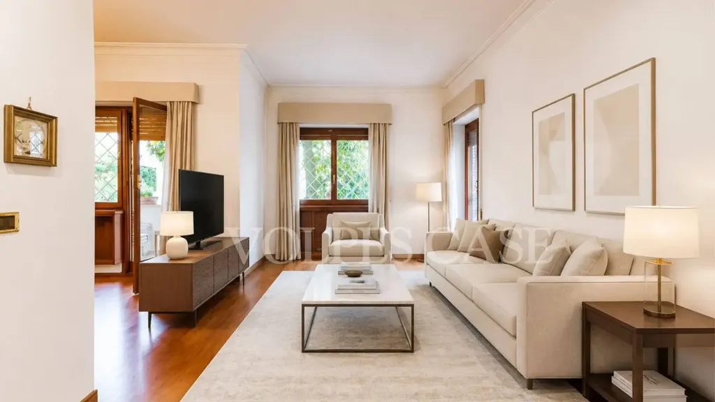 Séjour - Triplex with Terrace in Camilluccia, Rome