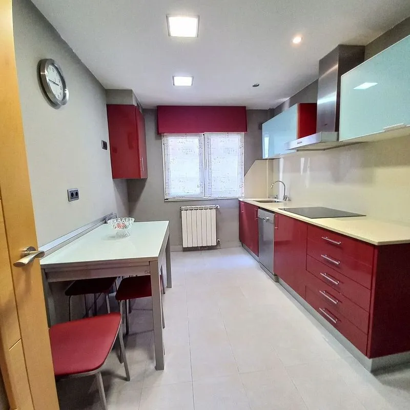 Kitchen - Apartment with West View in Gijón Centre