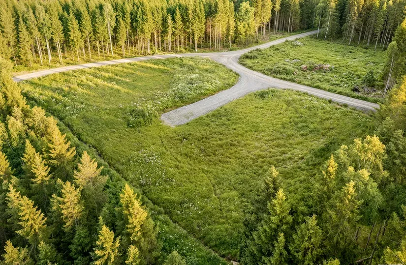 Õhuvaade - Villa Plots with Nature View in Hindås