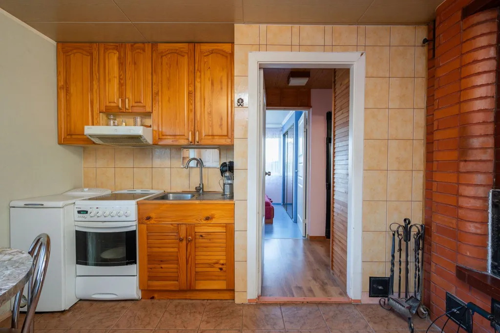 Kitchen - Renovated House with Sauna in Mustvee