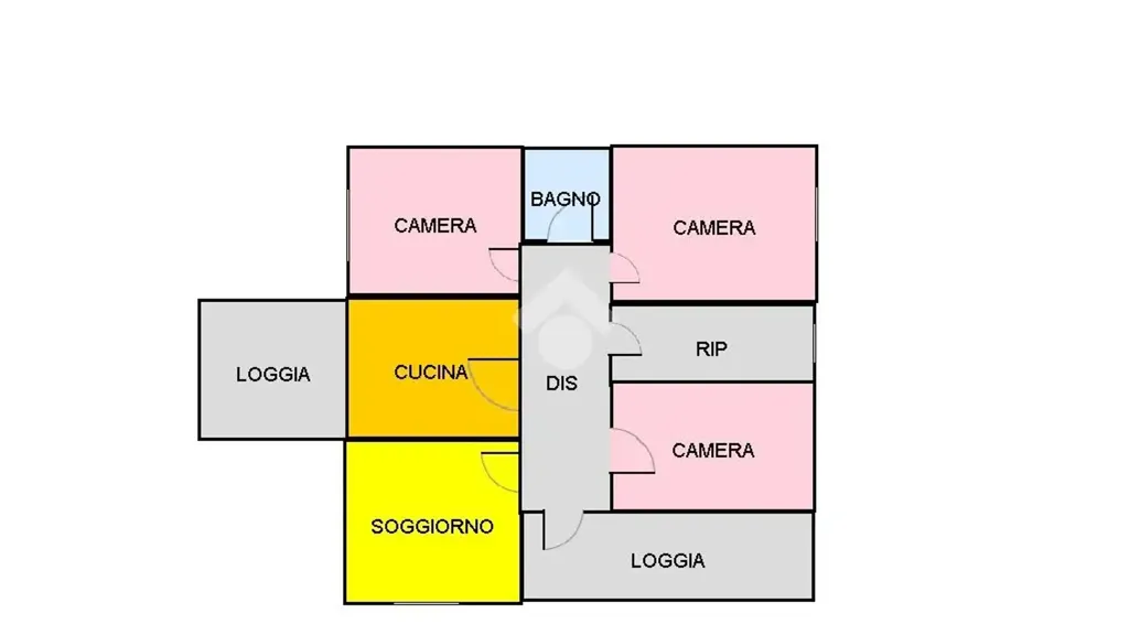 Plan - Single-Storey Villa with Garden in Capannori
