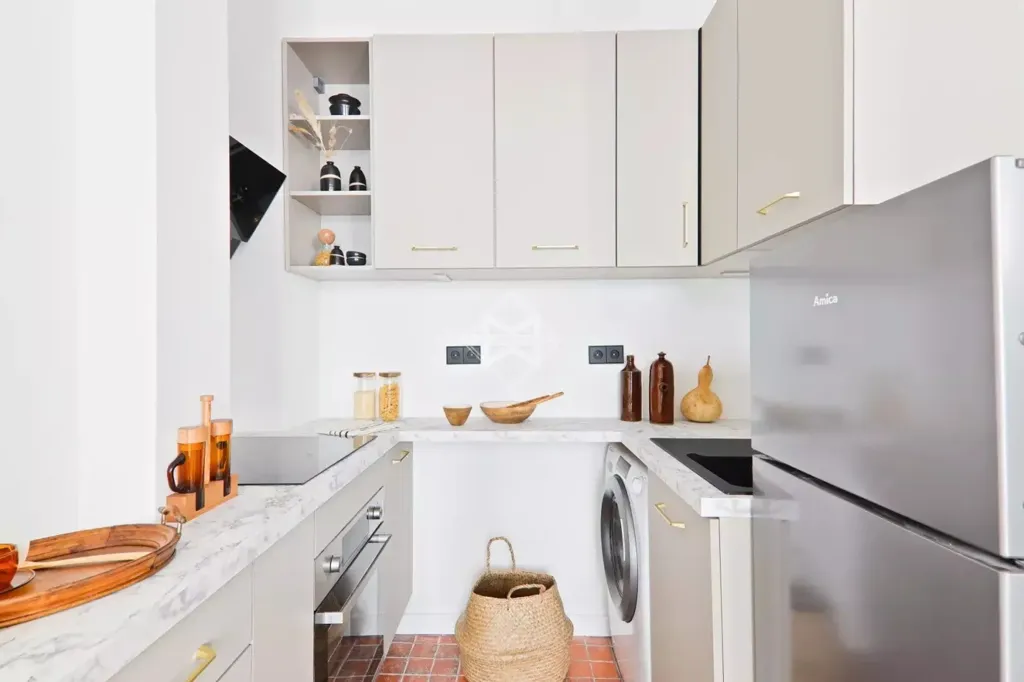 Köök - Bright 2-Bedroom Apartment in Paris 6ème