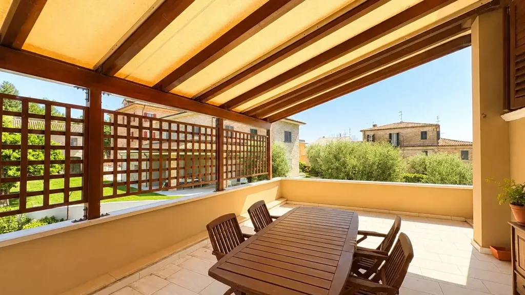 Terrasse - Historic Villa with Garden in Ostra